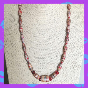 Collar "Rojo Carmesí"