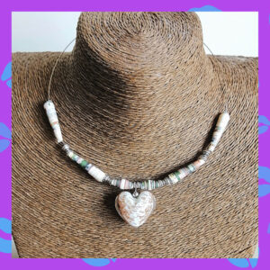 Dije Murano "Corazón Dorado"