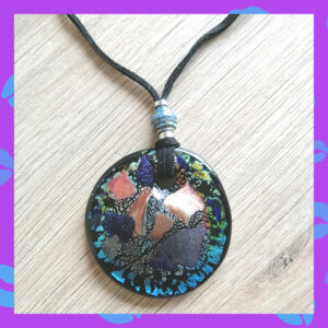 Dije Murano "Tornasol Púrpura"