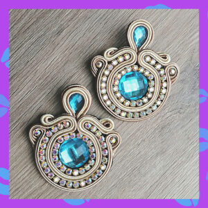 Aretes "Amanecer Dorado"