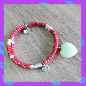 Pulsera "Hello Kitty Coral"