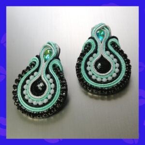 Aretes "Menta Nocturna"