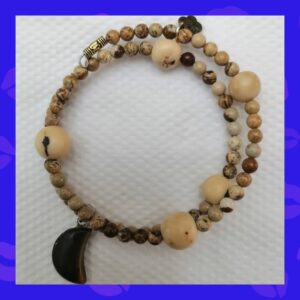 Pulsera "Medialuna Caramelo"