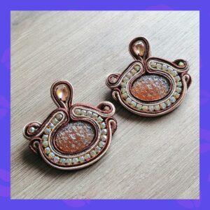 Aretes "Moka Doré"