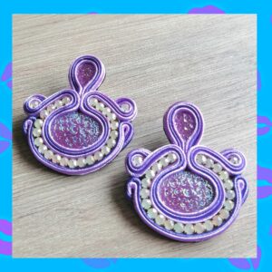 Aretes "Lilac Mirage"