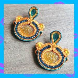 Aretes "Aurora Psicódelica"