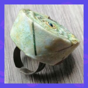 Anillo "Jardín Iridiscente"