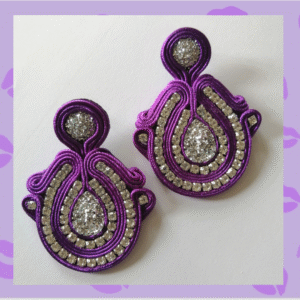 Aretes "Amatista Argento"